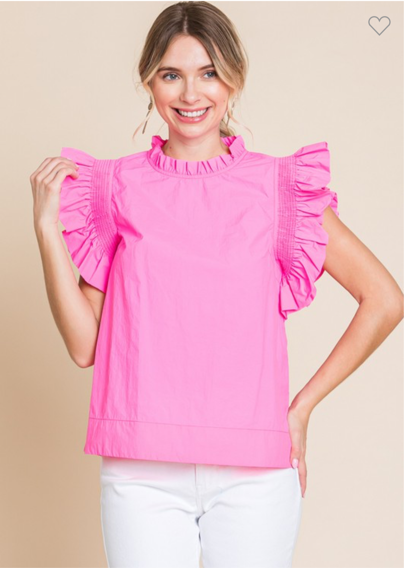 Sassafrass Frilly Top