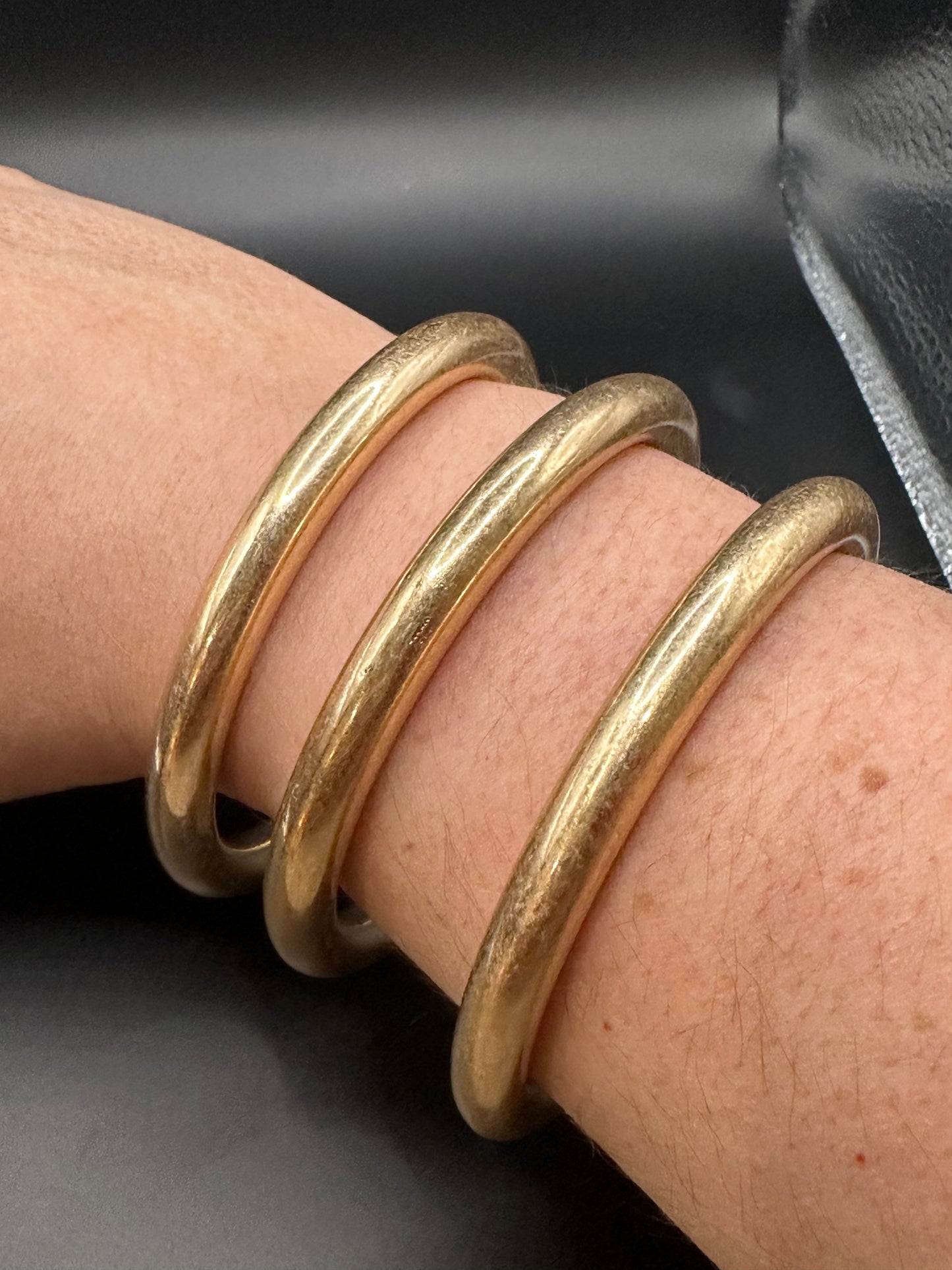 Minimalist Bangle 3pc Set - Gold