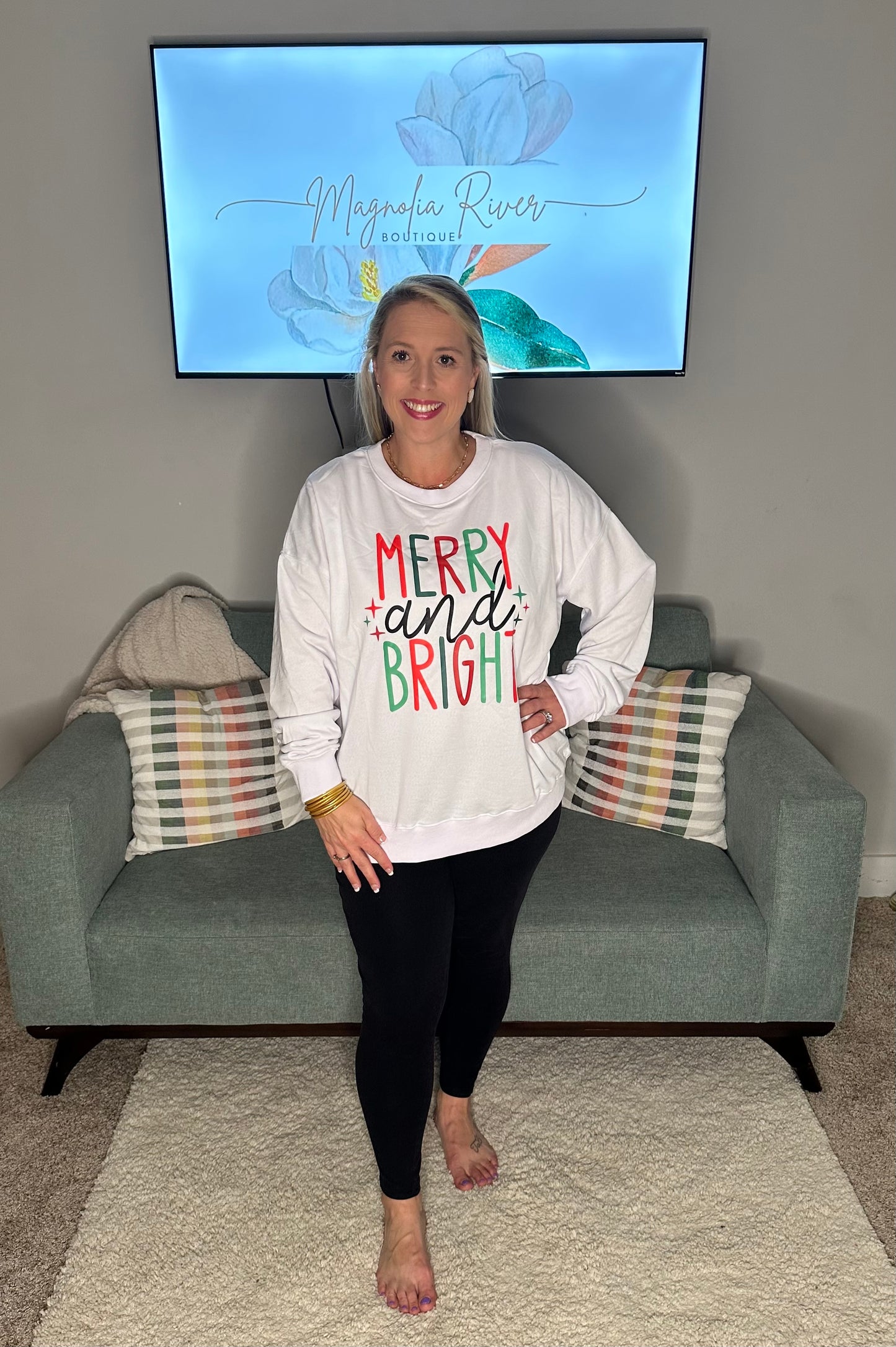 Merry & Bright Graphic Sweatshirt