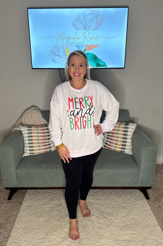 Merry & Bright Graphic Sweatshirt