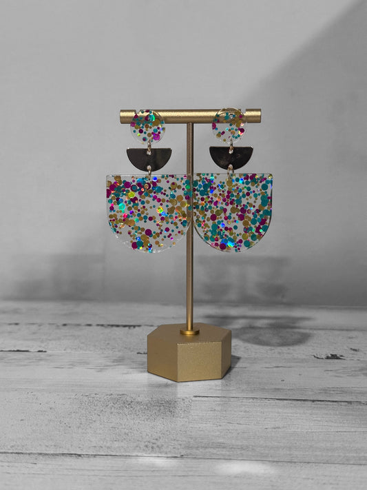 Multicolor Drop Earrings